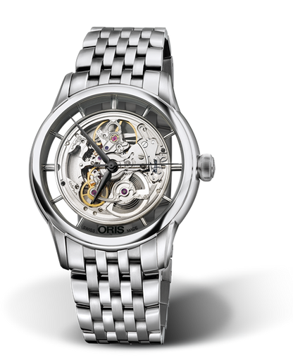 Artelier Translucent Skeleton, 40.50mm, Grey, Stainless steel Strap, Stainless steel crown, Multi-piece stainless steel case