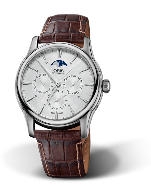Artelier Complication 2007, 40.50mm, Grey, Leather Strap, Stainless steel crown, Multi-piece stainless steel case