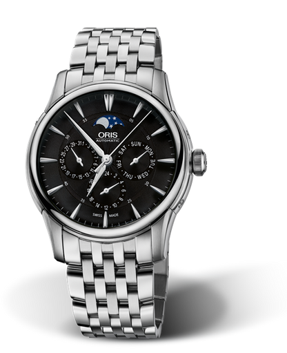 Artelier Complication 2007, 40.50mm, Black, Stainless steel Strap, Stainless steel crown, Multi-piece stainless steel case