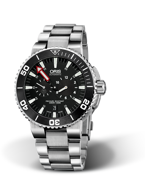 Regulateur â€œDer Meistertaucherâ€?, 43.00 mm, Black, Titanium Strap, Stainless steel, screw-in security crown, automatic Helium Valve, Multi-piece titanium case, ceramic minutes scale top ring