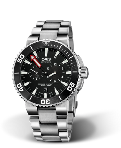 Regulateur â€œDer Meistertaucherâ€?, 43.00 mm, Black, Titanium Strap, Stainless steel, screw-in security crown, automatic Helium Valve, Multi-piece titanium case, ceramic minutes scale top ring