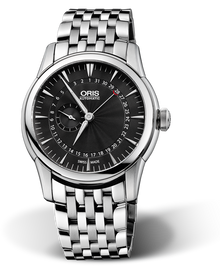 Artelier Small Second, Pointer Date, 42mm, Black, Stainless steel Strap, Stainless steel crown, Multi-piece stainless steel case