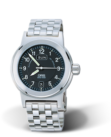 BC3 Day Date, 40mm, Black, Stainless steel Strap, Stainless steel crown, Multi-piece stainless steel case