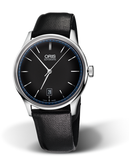 John Coltrane Limited Edition, 38mm, Black, Leather Strap, Stainless steel crown, Multi-piece stainless steel case