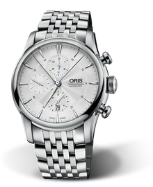 Artelier Chronograph, 44mm, Grey, Stainless steel Strap, Stainless steel crown and pushers, Multi-piece stainless steel case