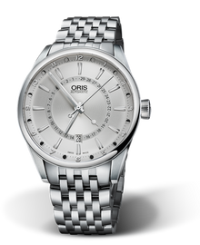 Artix Pointer Moon, Date, 42mm, Grey, Stainless steel Strap, Stainless steel crown, Multi-piece stainless steel case