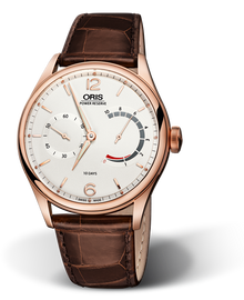 110 Years Limited Edition, 43mm, Grey, Leather Strap, 18K rose gold crown, Multi-piece 18K rose gold case