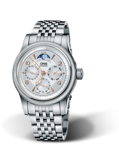 Big Crown Complication 2004, 38mm, Grey, Stainless steel Strap, Stainless steel crown, Multi-piece stainless steel case