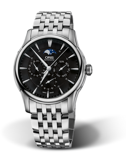 Artelier Complication, 40.50 mm, Black, Stainless steel Strap, Stainless steel crown, Multi-piece stainless steel case