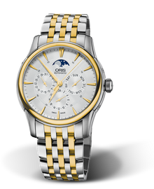 Artelier Complication, 40.50 mm, Grey, Stainless steel Strap, Stainless steel crown, Multi-piece stainless steel case, yellow gold PVD plated top ring