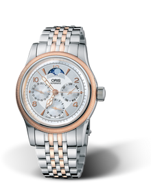 Big Crown Complication 2004, 38mm, Grey, Stainless steel Strap, Stainless steel crown, Multi-piece stainless steel case, rose gold plated top ring