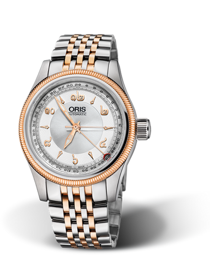 Big Crown Pointer Date Thailand Edition, 40mm, Grey, Stainless steel Strap, Stainless steel screw-in security crown, Multi-piece stainless steel case, rose gold PVD plated top ring