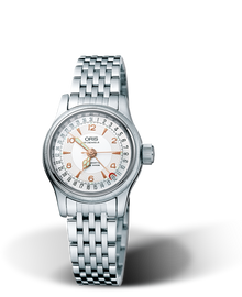 Big Crown Original Pointer Date, 28.50mm, Grey, Stainless steel Strap, Stainless steel crown, Multi-piece stainless steel case