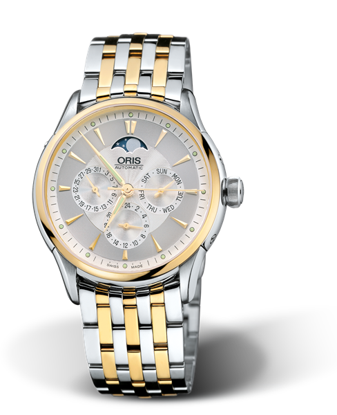 Artelier Complication 2007, 40mm, Grey, Stainless steel Strap, Stainless steel crown, Multi-piece stainless steel case, yellow gold PVD plated top ring