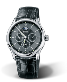 Artelier Complication 2007, 40mm, Black, Leather Strap, Stainless steel crown, Multi-piece stainless steel case