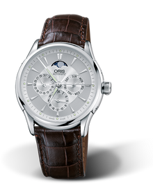 Artelier Complication 2007, 40mm, Grey, Leather Strap, Stainless steel crown, Multi-piece stainless steel case