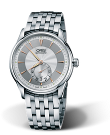 Artelier Small Second, Date, 40mm, Grey, Stainless steel Strap, Stainless steel crown, Multi-piece stainless steel case