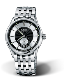 Artelier Small Second, Date, 40mm, Black, Stainless steel Strap, Stainless steel crown, Multi-piece stainless steel case