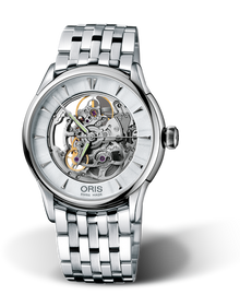 Artelier Skeleton, 40mm, Grey, Stainless steel Strap, Stainless steel crown, Multi-piece stainless steel case