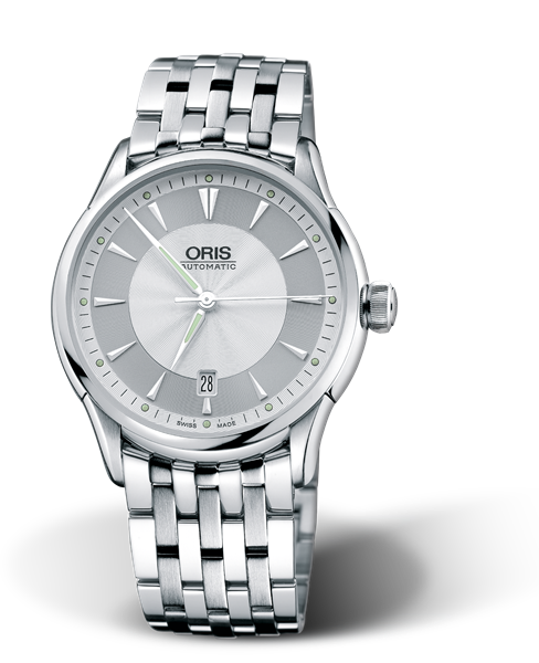 Artelier Date, 40mm, Grey, Stainless steel Strap, Stainless steel crown, Multi-piece stainless steel case