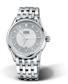 Artelier Date, 40mm, Grey, Stainless steel Strap, Stainless steel crown, Multi-piece stainless steel case