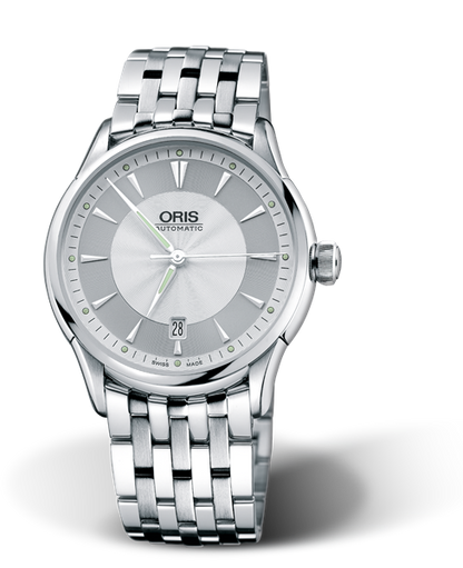Artelier Date, 40mm, Grey, Stainless steel Strap, Stainless steel crown, Multi-piece stainless steel case