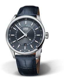 Tycho Brahe Limited Edition, 42mm, Blue, Leather Strap, Stainless steel crown, Multi-piece stainless steel case