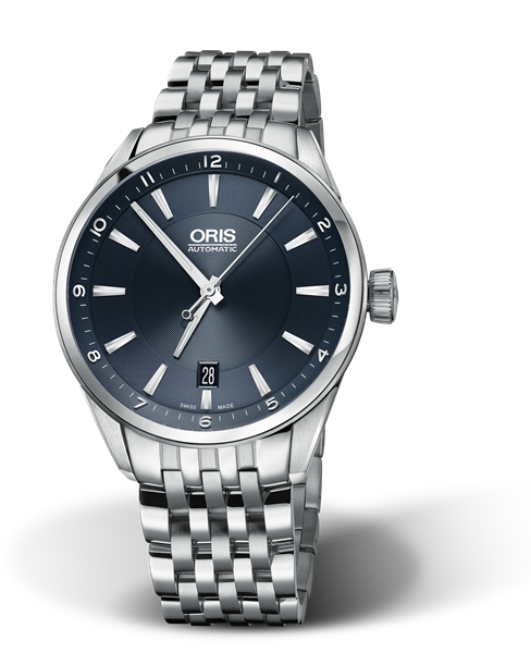 Artix Date, 39mm, Blue, Stainless steel Strap, Stainless steel crown, Multi-piece stainless steel case