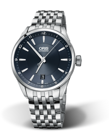 Artix Date, 39mm, Blue, Stainless steel Strap, Stainless steel crown, Multi-piece stainless steel case