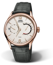 Artelier Calibre 111, 43mm, White, Leather Strap, 18K rose gold crown, Multi-piece 18K rose gold case