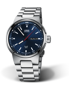 Williams Day Date, 42mm, Blue, Stainless steel Strap, Stainless steel crown, Multi-piece stainless steel case