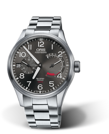 Big Crown ProPilot Calibre 111, 44mm, Grey, Stainless steel Strap, Stainless steel screw-in security crown, Multi-piece stainless steel case