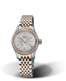 Big Crown Original Pointer Date, 29mm, Grey, Stainless steel Strap, Stainless steel crown, Multi-piece stainless steel case, rose gold PVD plated