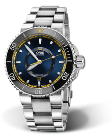 Great Barrier Reef Limited Edition II, 46.00 mm, Blue, Stainless steel Strap, Stainless steel screw-in security crown, Multi-piece stainless steel case, ceramic minutes scale top ring