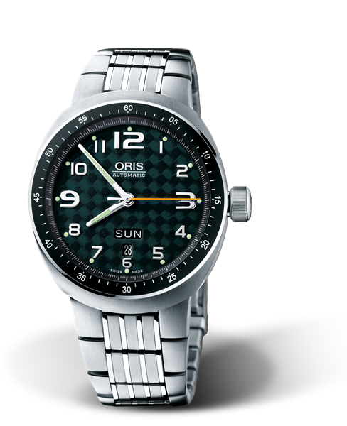 TT3 Day Date, 41mm, Green, Titanium Strap, Stainless steel crown, Multi-piece titanium case, minutes scale top ring