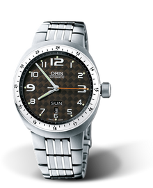 TT3 Day Date, 41mm, Brown, Titanium Strap, Stainless steel crown, Multi-piece titanium case, polished steel hours scale top ring