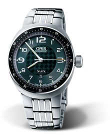 TT3 Day Date, 43.50mm, Green, Titanium Strap, Stainless steel crown, Multi-piece titanium case, minutes scale top ring
