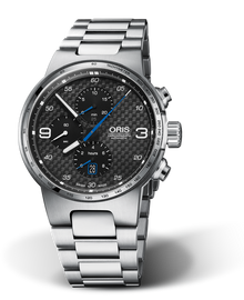 Williams Chronograph, 44mm, Black, Stainless steel Strap, Stainless steel crown and pushers, Multi-piece stainless steel case