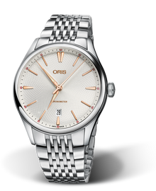 Artelier Chronometer, Date, 40mm, Grey, Stainless steel Strap, Stainless steel crown, Multi-piece stainless steel case