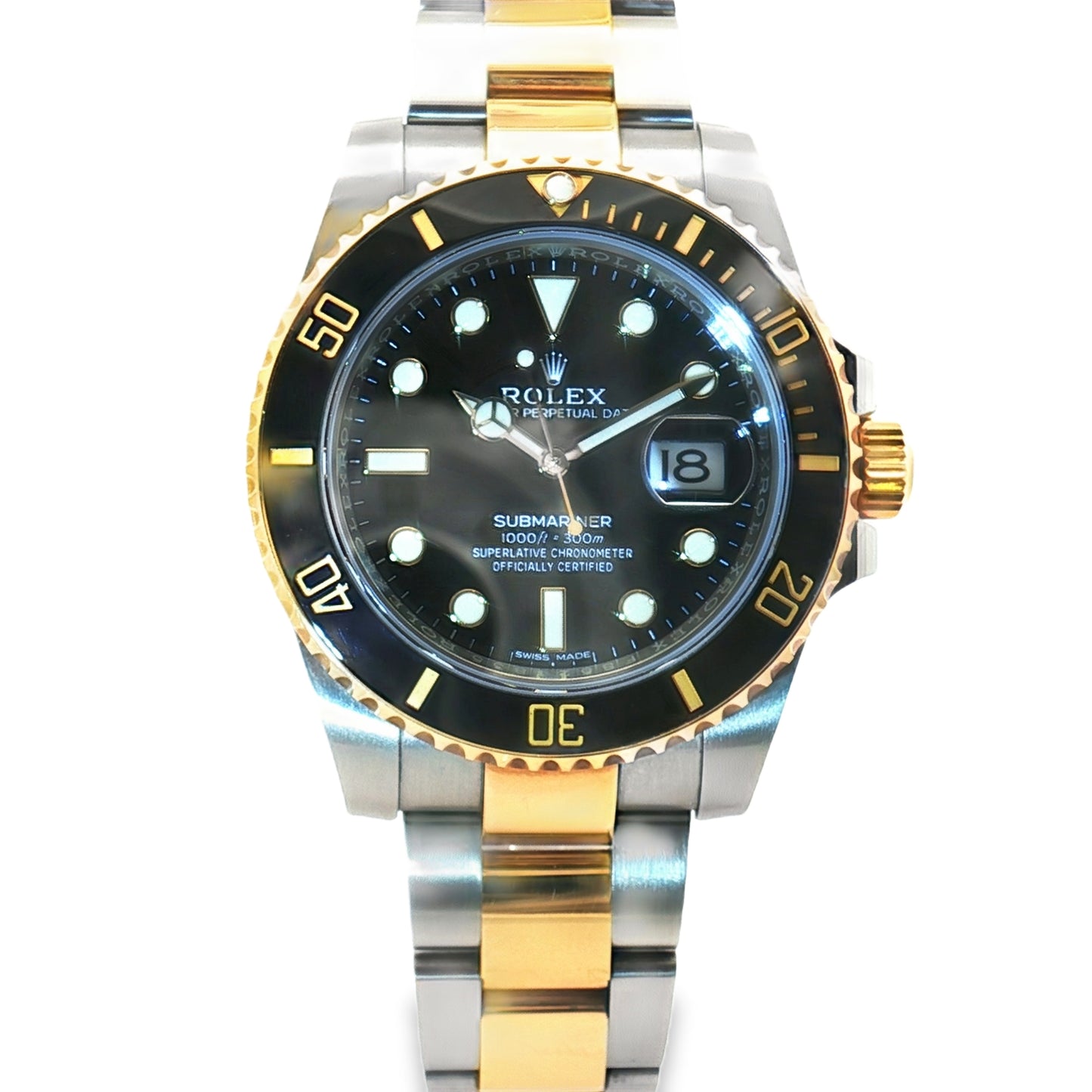 Rolex Submariner Date - 116613LN  Black Dial Stahl/Gold 2020