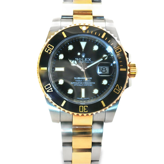 Rolex Submariner Date - 116613LN  Black Dial Stahl/Gold 2020