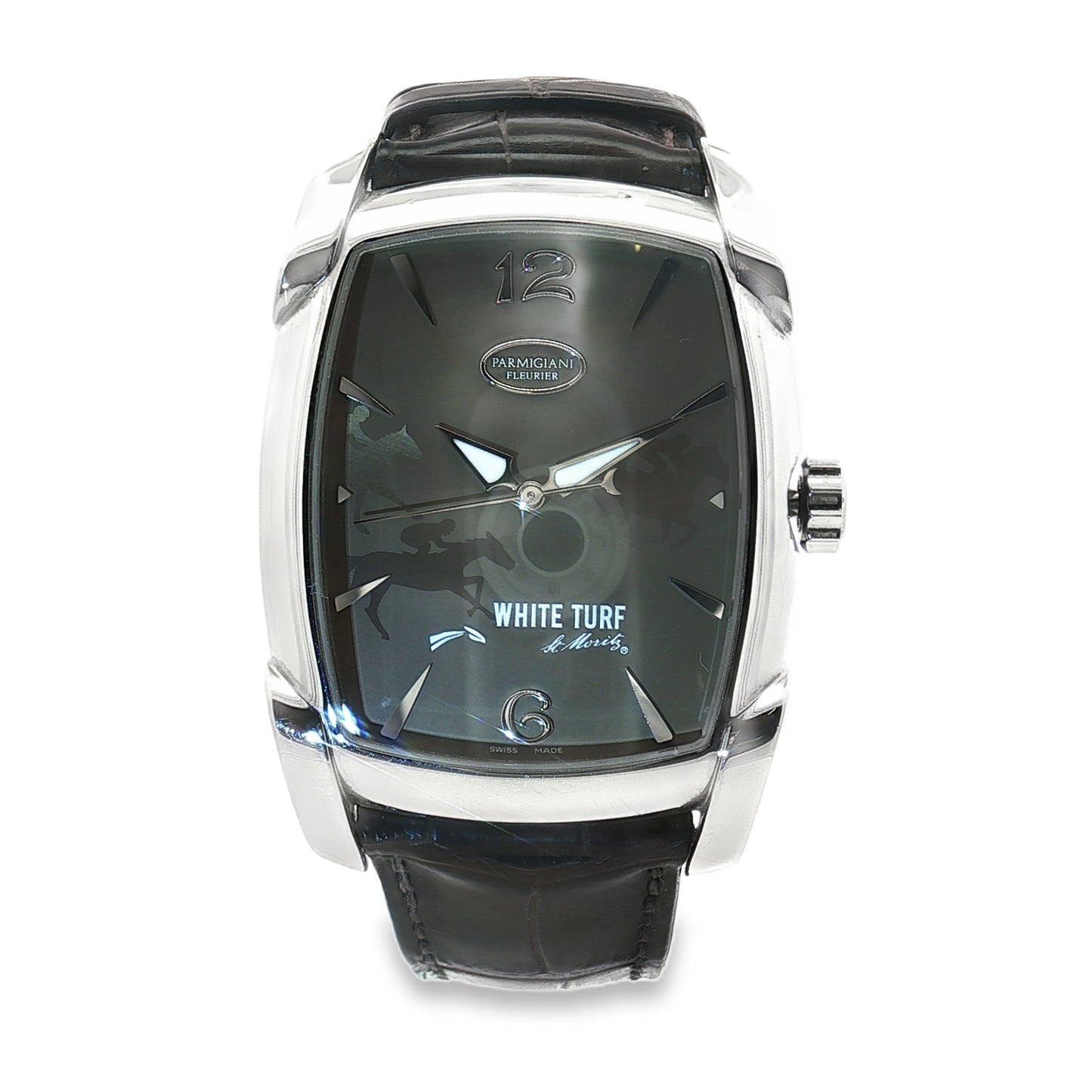 Parmigiani Fleurier  Kalpa XL Steel HAVANE WHITE TURF 2012 Special Edition
