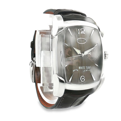 Parmigiani Fleurier  Kalpa XL Steel HAVANE WHITE TURF 2012 Special Edition