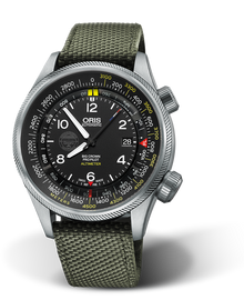 GIGN Edition LimitÃ©e, 47mm, Black, Textile Strap, Stainless steel screw-in security crown, Multi-piece stainless steel case