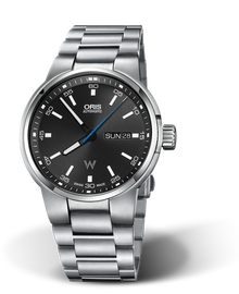 Williams Day Date, 42mm, Black,  Strap, Stainless steel crown, Multi-piece stainless steel case