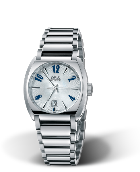 Frank Sinatra Lady Date, 29.00 x 29mm, Grey, Stainless steel Strap, Stainless steel crown, Multi-piece stainless steel case, flexible lugs