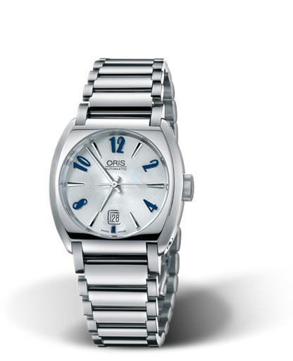 Frank Sinatra Lady Date, 29.00 x 29mm, Grey, Stainless steel Strap, Stainless steel crown, Multi-piece stainless steel case, flexible lugs