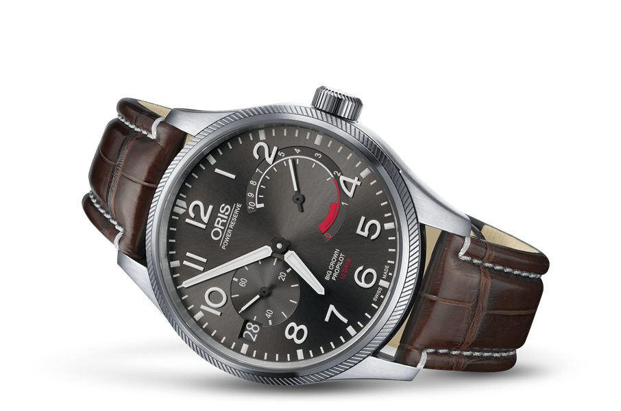Big Crown ProPilot Calibre 111, Grey, Leather Strap