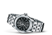 Artelier Lady Date Diamonds, Black, Stainless steel Strap
