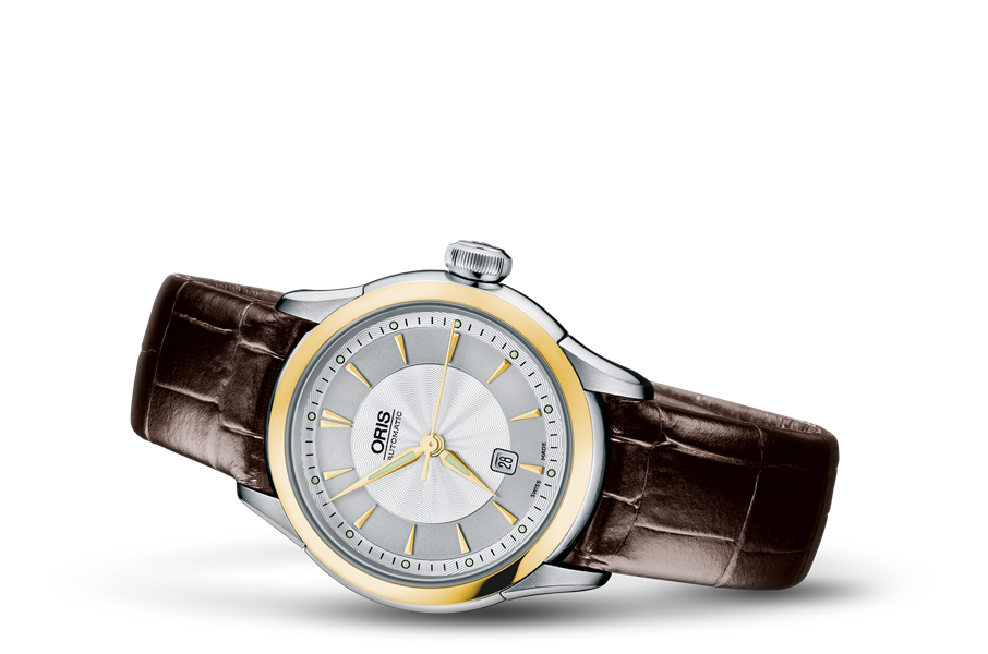 Artelier Date, Grey, Leather Strap